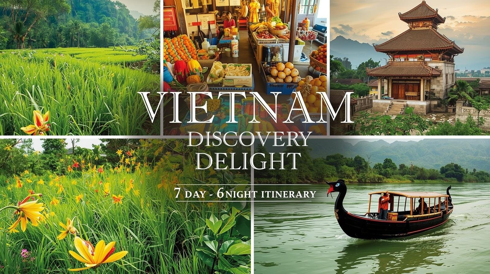 Tour Package | Yellow Umbrella Holidays - Vietnam Discovery Delight – 7 ...